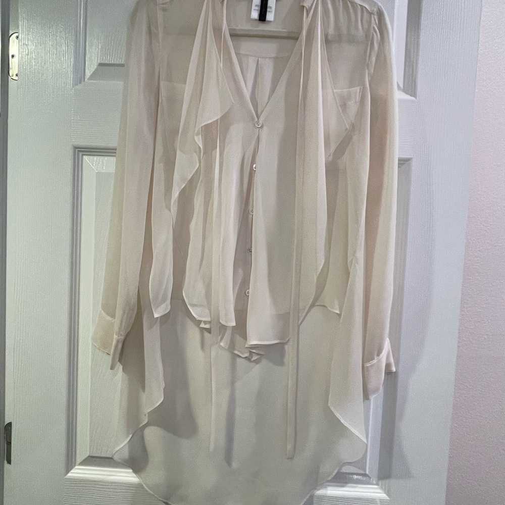 BCBG Cream‎ Women's Top